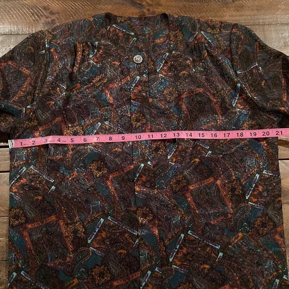 Vintage Paisley Print Blouse - Picture 4 of 6